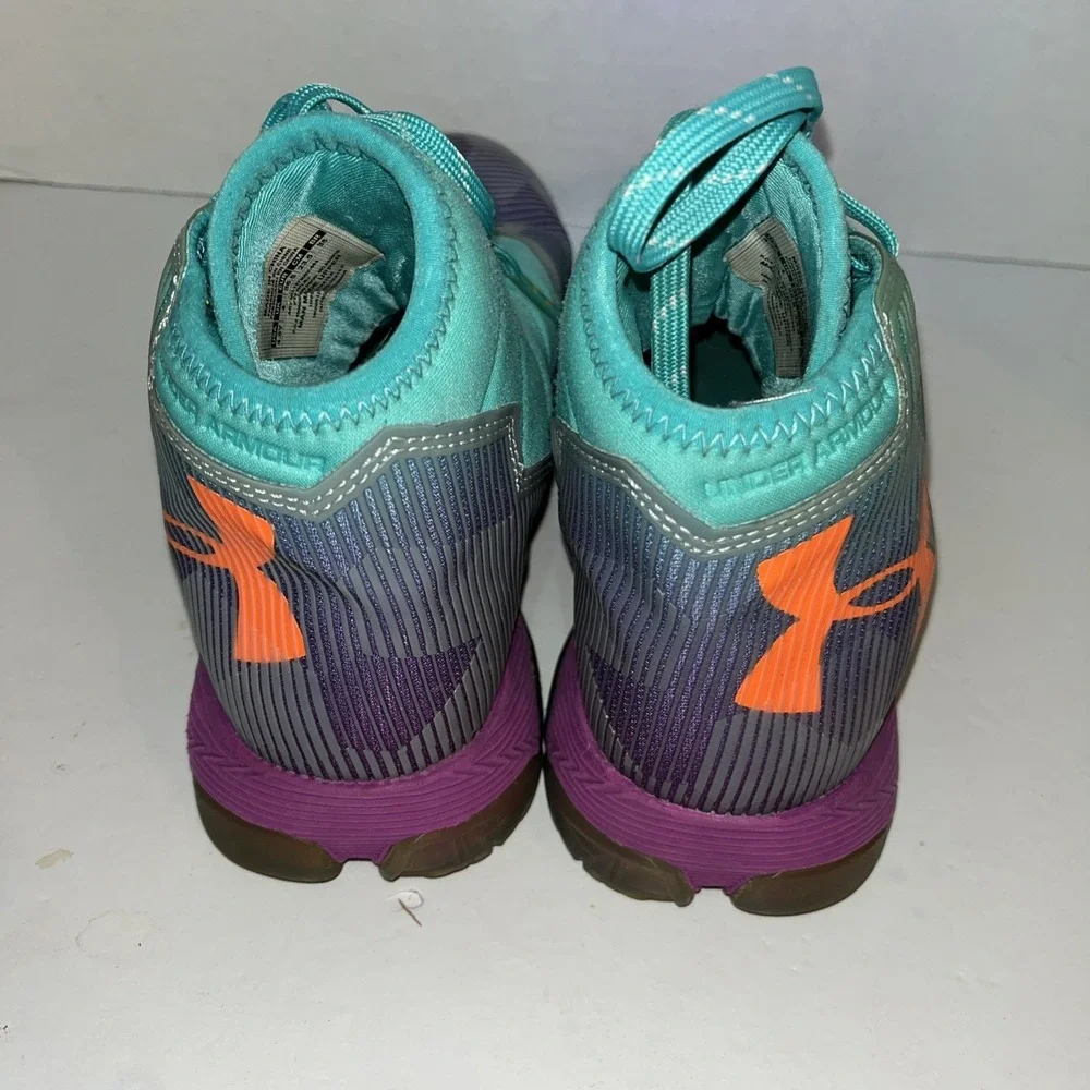UNDER ARMOUR UA GS CURRY 4.5 MULTICOLOR WHAT THE BLUE PURPLE PINK 1274062-8946